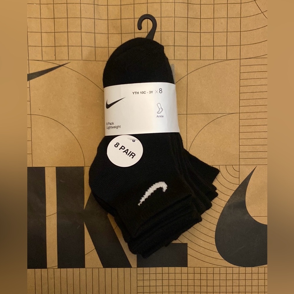 Nike Ankle socks Youth kids BOYS 8 pairs